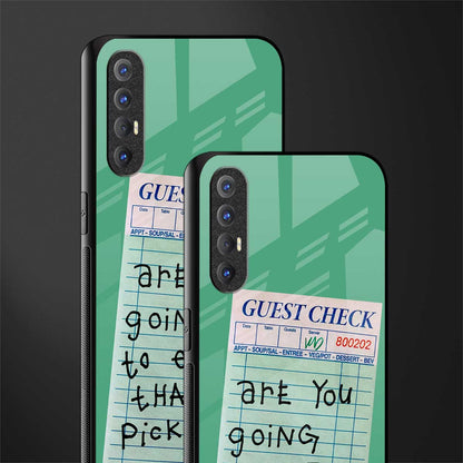 eat that pickle glass case for oppo reno 3 pro image-2