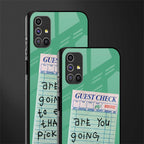 eat that pickle glass case for samsung galaxy m51 image-2