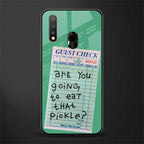 eat that pickle glass case for vivo y19 image