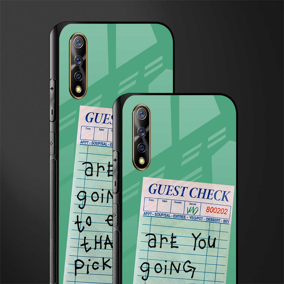 eat that pickle glass case for vivo s1 image-2