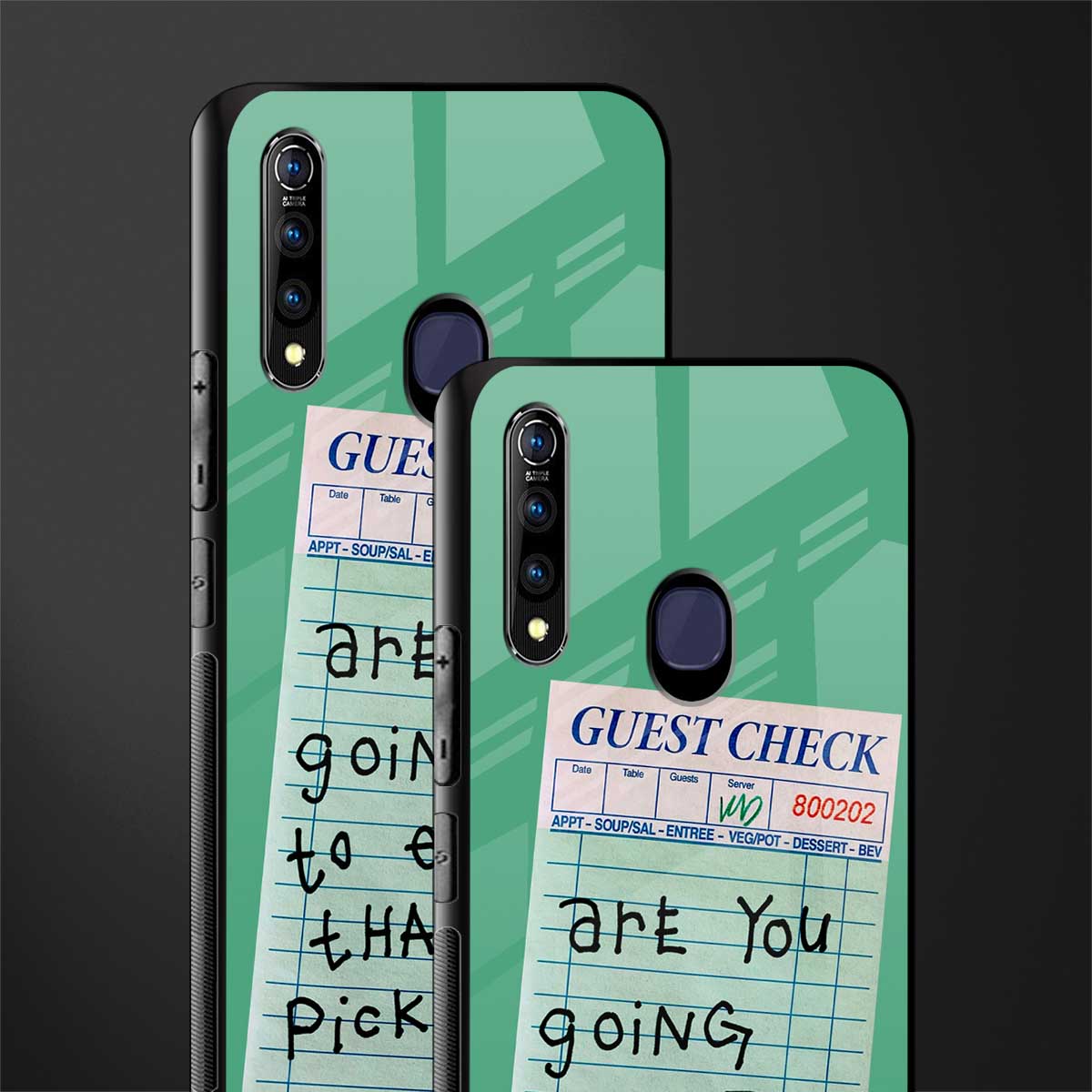 eat that pickle glass case for vivo z1 pro image-2