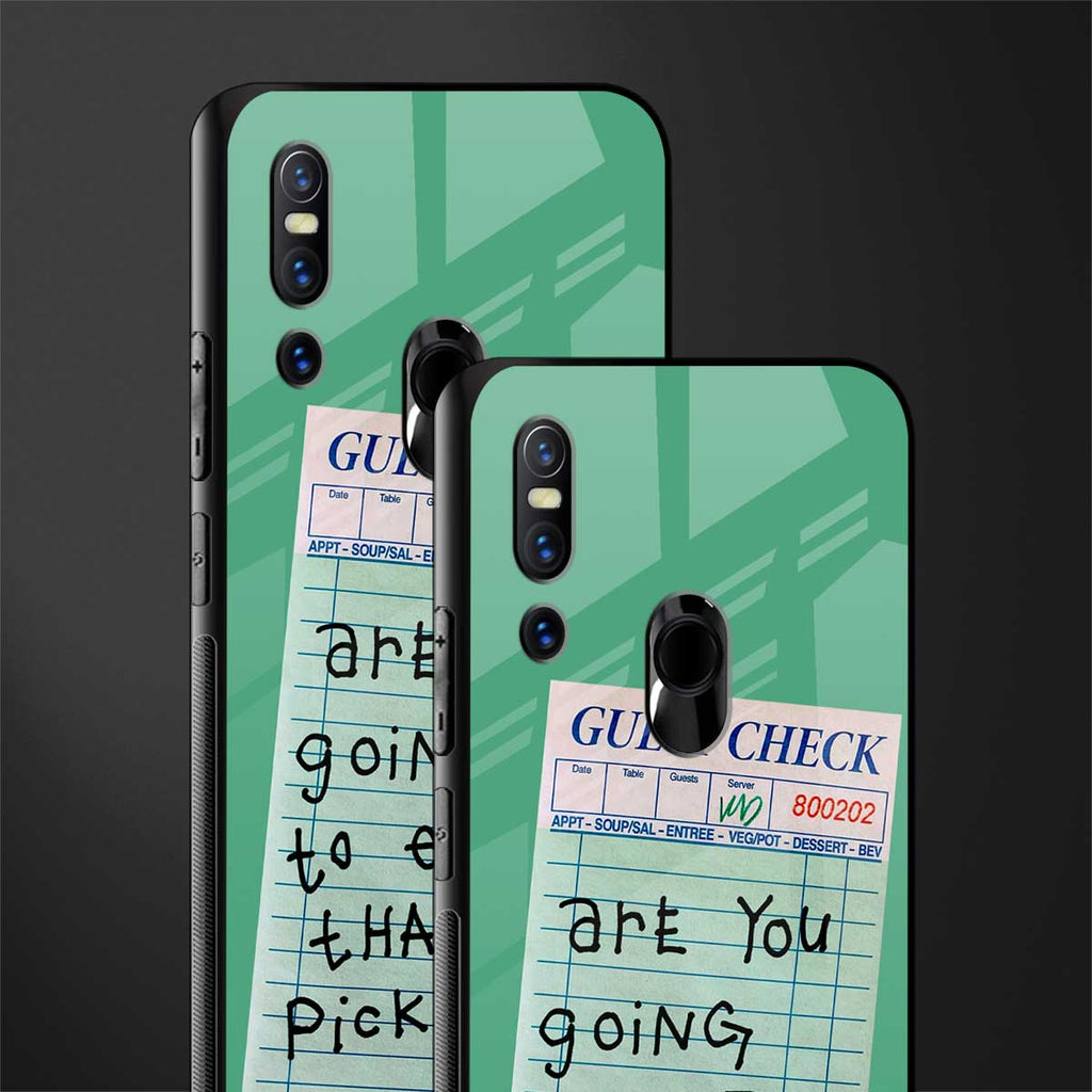 eat that pickle glass case for vivo v15 image-2