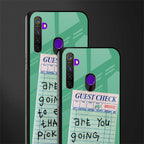eat that pickle glass case for realme 5 image-2