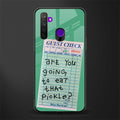 eat that pickle glass case for realme 5 image