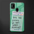 eat that pickle glass case for samsung galaxy m31 prime edition image