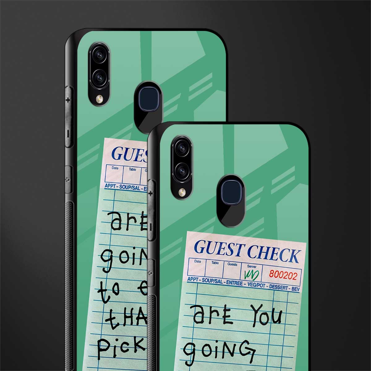 eat that pickle glass case for samsung galaxy a30 image-2