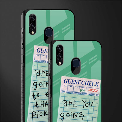 eat that pickle glass case for samsung galaxy a30 image-2