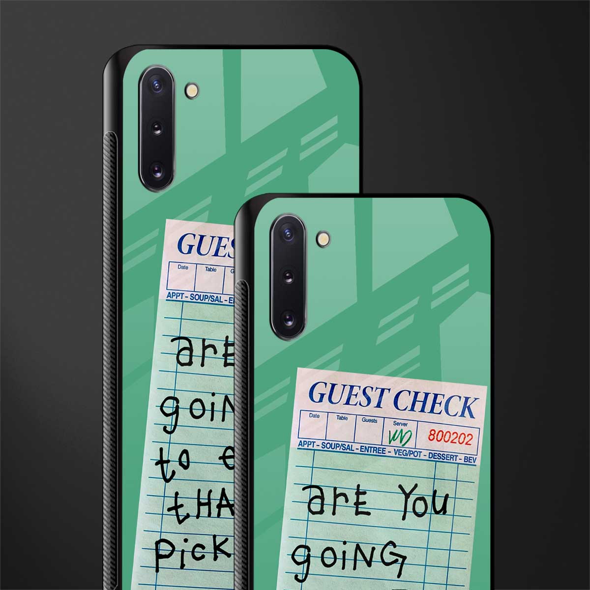eat that pickle glass case for samsung galaxy note 10 image-2