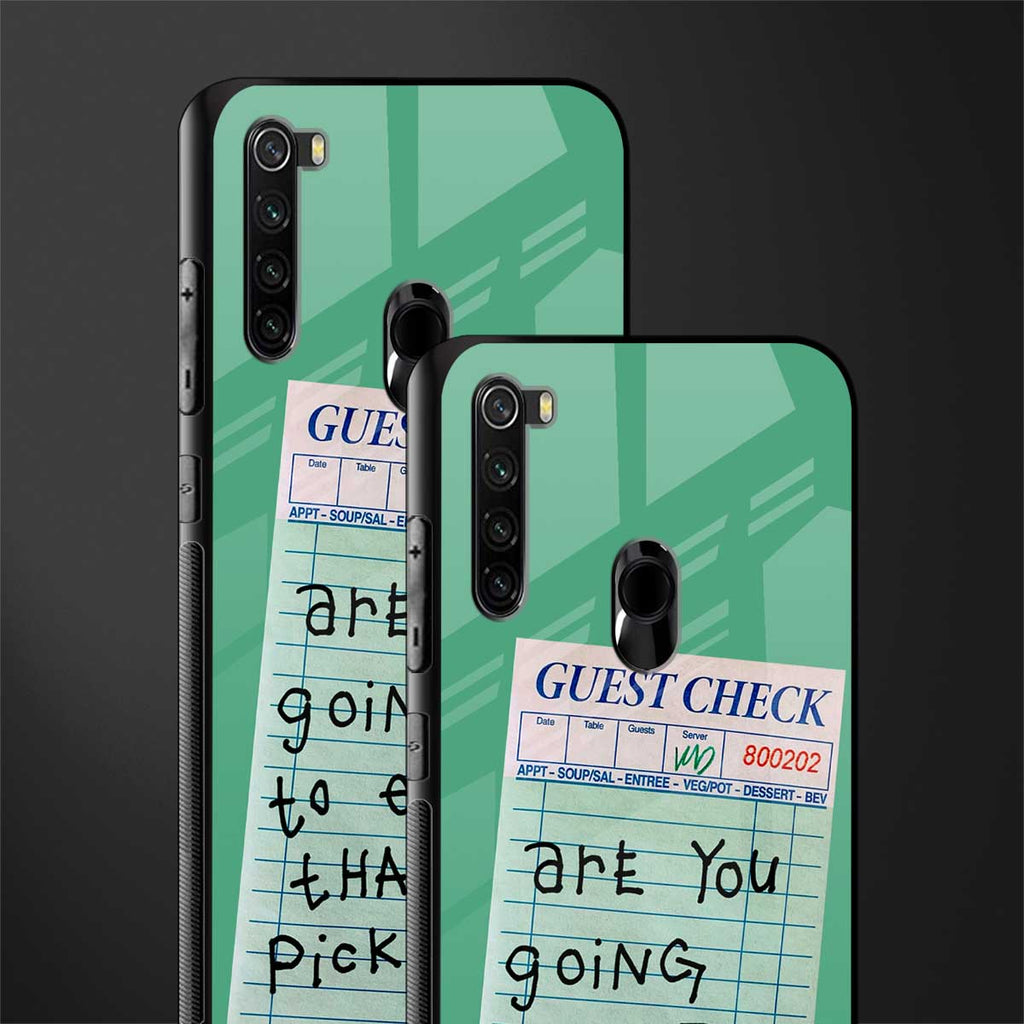 eat that pickle glass case for redmi note 8 image-2