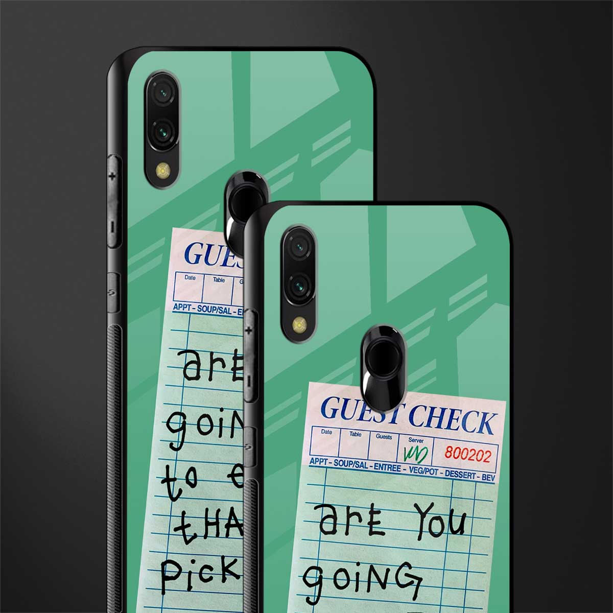 eat that pickle glass case for redmi note 7 image-2
