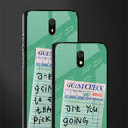 eat that pickle glass case for redmi 8a image-2