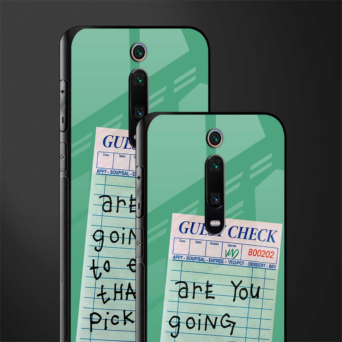 eat that pickle glass case for redmi k20 image-2