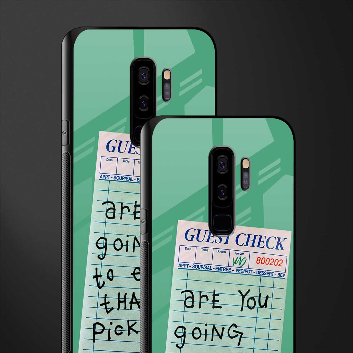 eat that pickle glass case for samsung galaxy s9 plus image-2