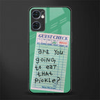 eat that pickle glass case for oppo reno7 5g image