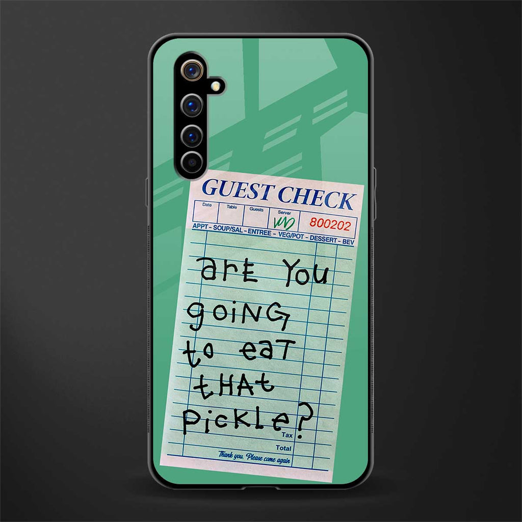 eat that pickle glass case for realme x50 pro image