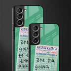 eat that pickle glass case for samsung galaxy s21 plus image-2
