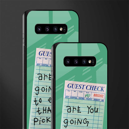 eat that pickle glass case for samsung galaxy s10 image-2