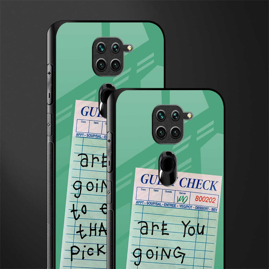 eat that pickle glass case for redmi note 9 image-2