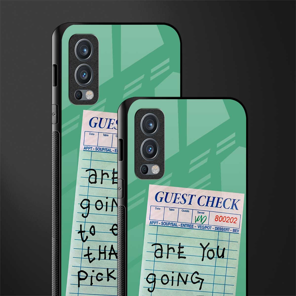 eat that pickle glass case for oneplus nord 2 5g image-2