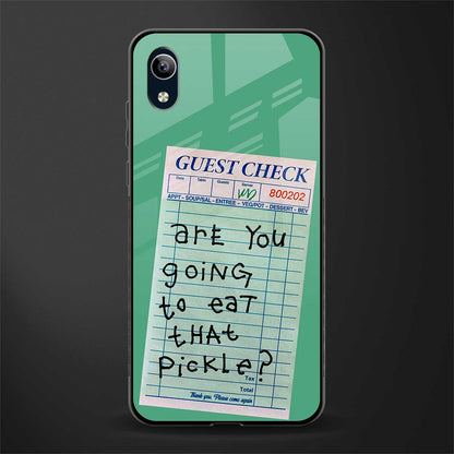 eat that pickle glass case for vivo y90 image
