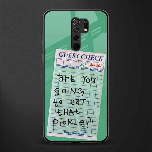 eat that pickle glass case for poco m2 image