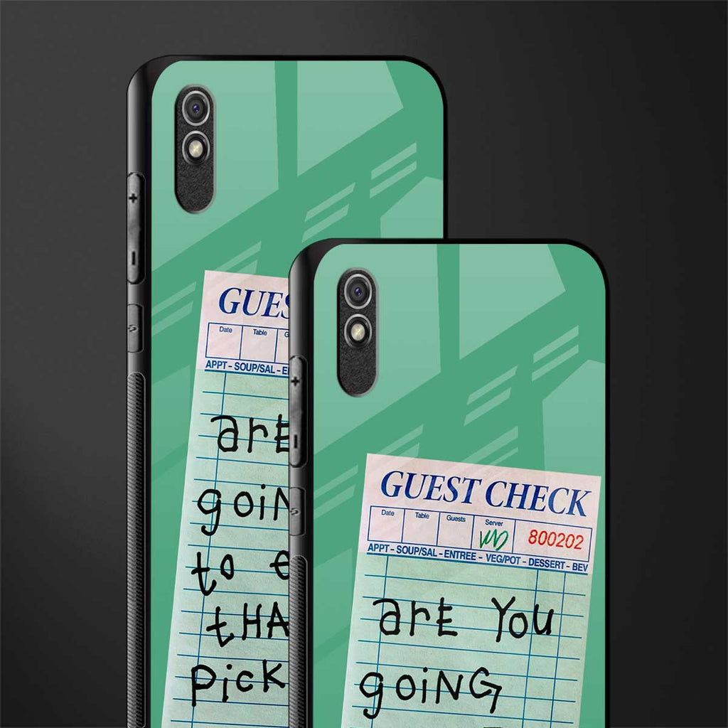 eat that pickle glass case for redmi 9i image-2