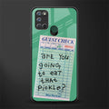 eat that pickle glass case for realme 7i image