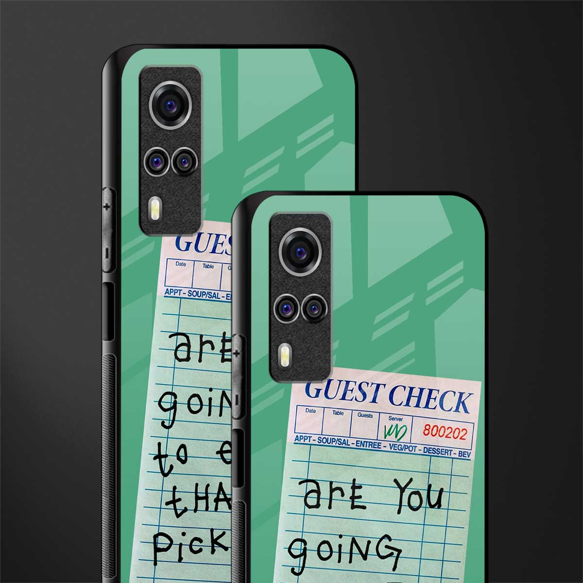 eat that pickle glass case for vivo y51 image-2