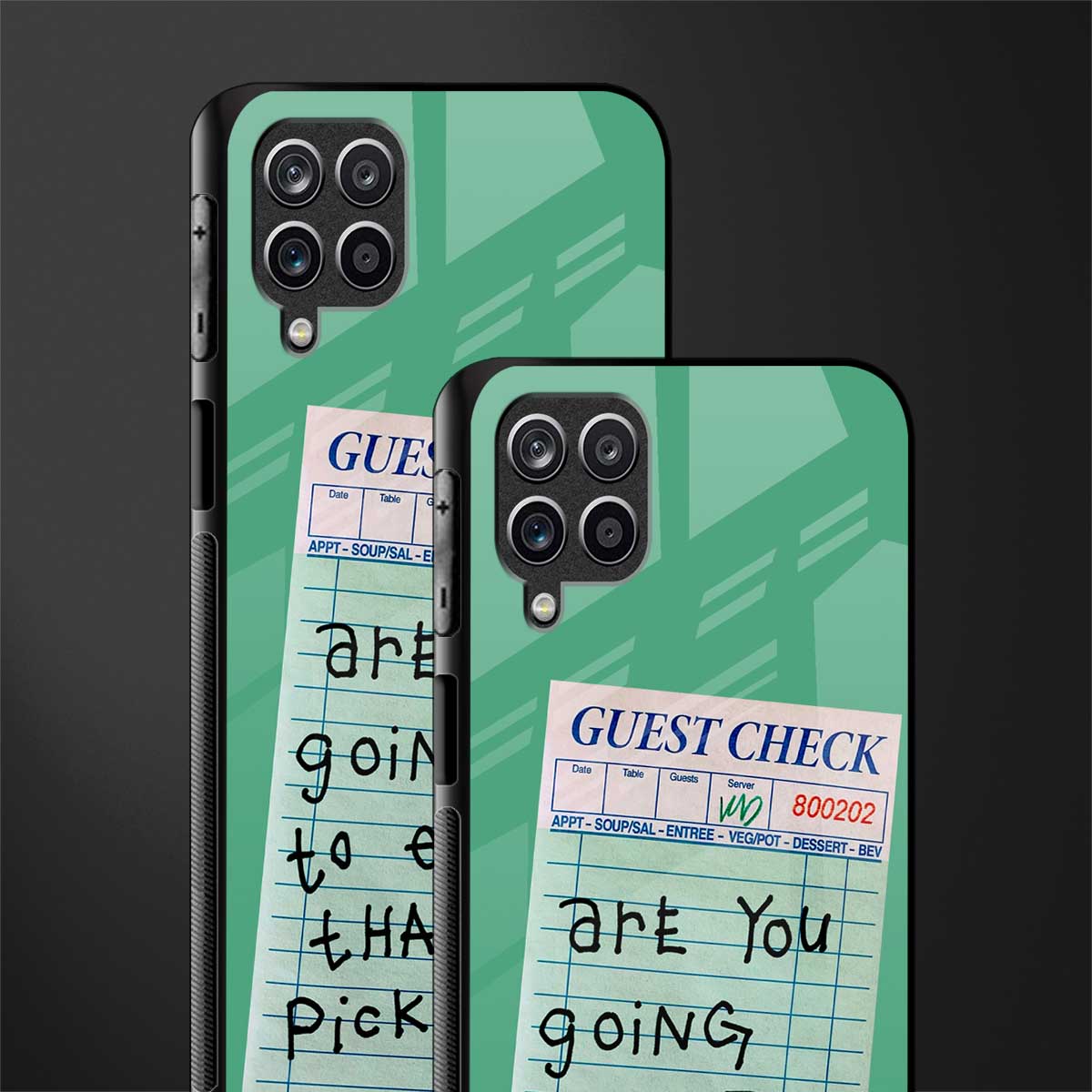 eat that pickle glass case for samsung galaxy a12 image-2