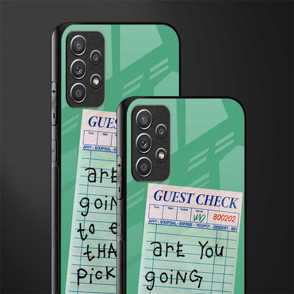 eat that pickle glass case for samsung galaxy a72 image-2