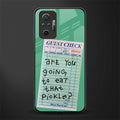 eat that pickle glass case for redmi note 10 pro max image