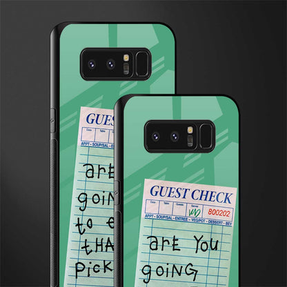 eat that pickle glass case for samsung galaxy note 8 image-2