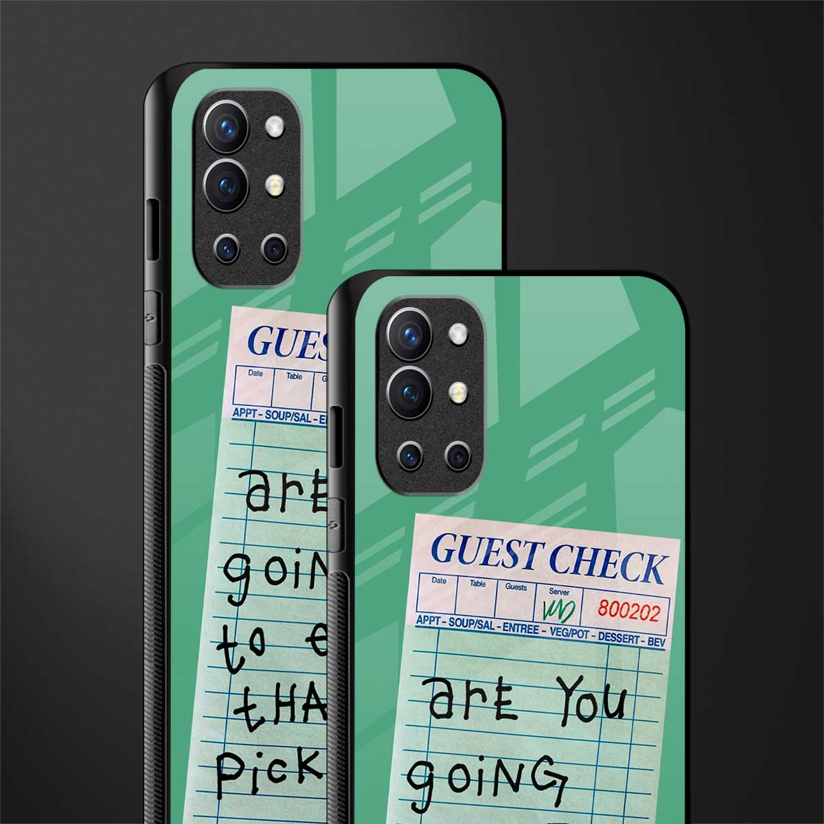 eat that pickle glass case for oneplus 9r image-2