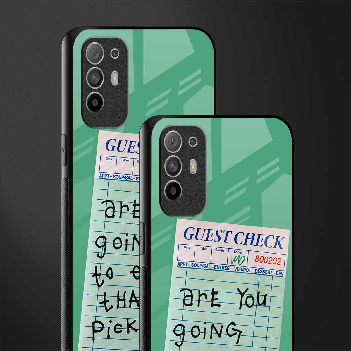 eat that pickle glass case for oppo f19 pro plus image-2