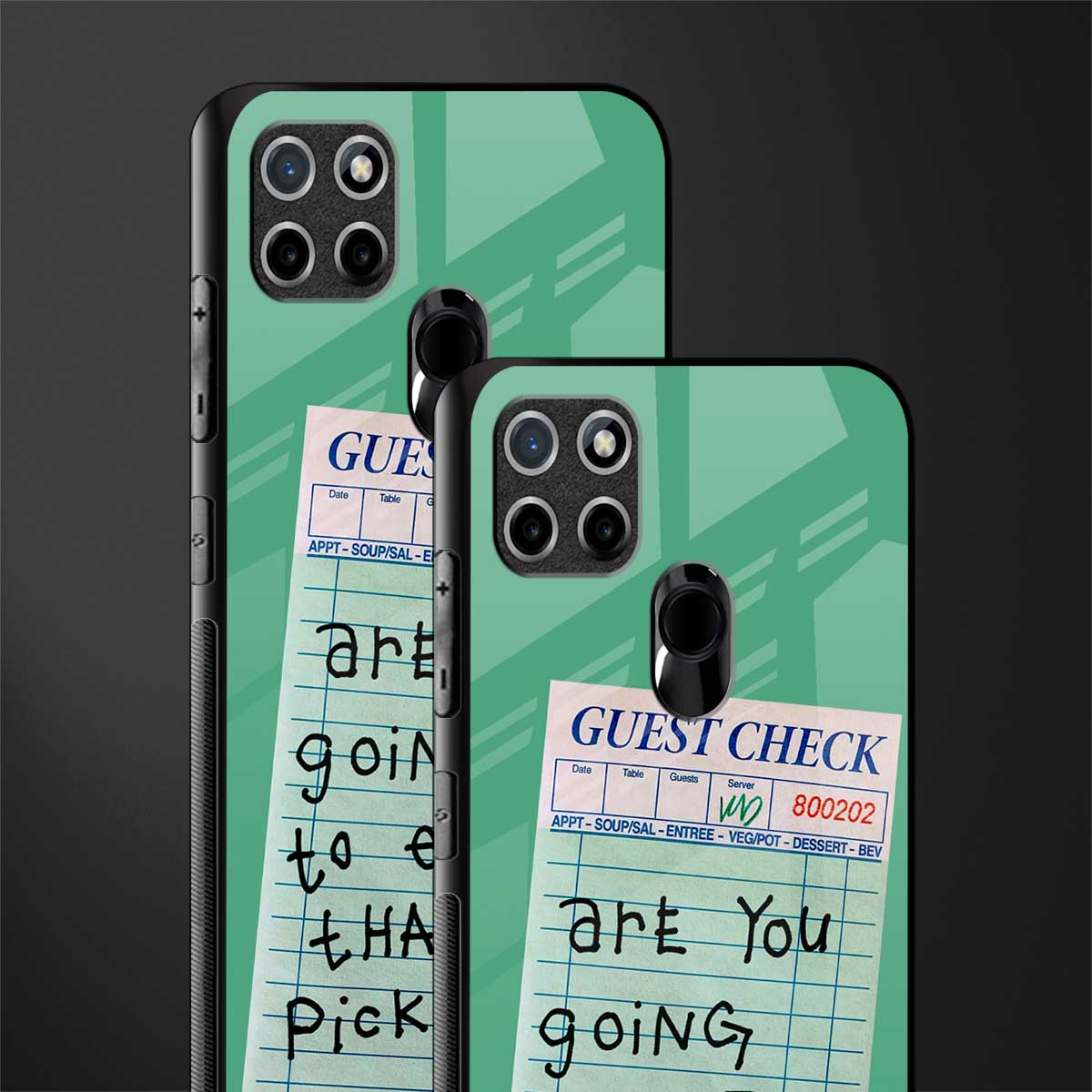 eat that pickle glass case for realme c21 image-2