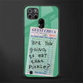 eat that pickle glass case for realme c21 image