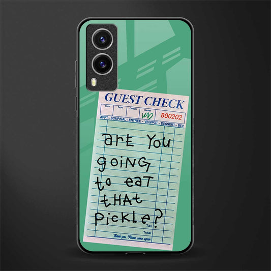 eat that pickle glass case for vivo v21e 5g image