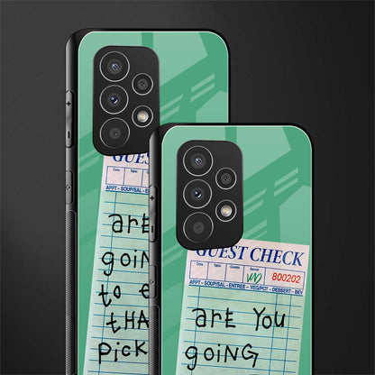 eat that pickle back phone cover | glass case for samsung galaxy a23