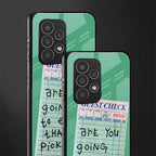 eat that pickle back phone cover | glass case for samsung galaxy a73 5g
