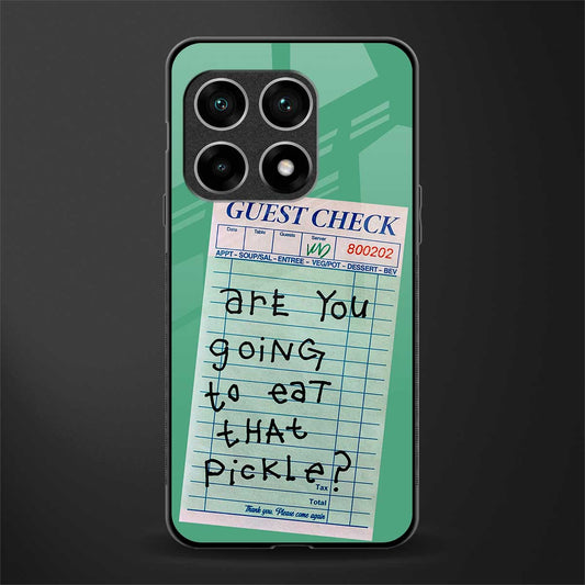 eat that pickle glass case for oneplus 10 pro 5g image