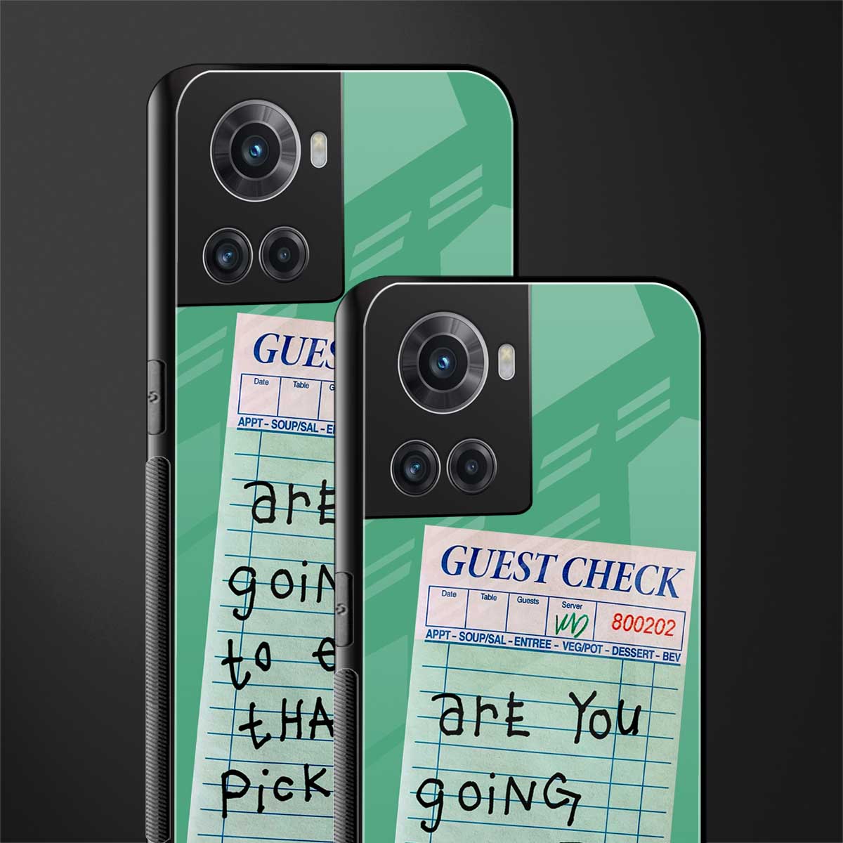 eat that pickle back phone cover | glass case for oneplus 10r 5g