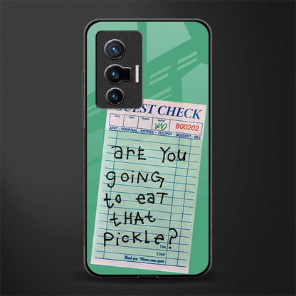 eat that pickle glass case for vivo x70 image