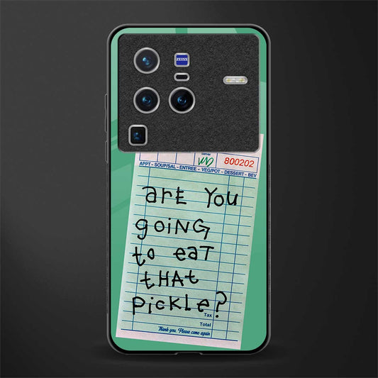 eat that pickle glass case for vivo x80 pro 5g image