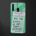 eat that pickle glass case for samsung a21 image