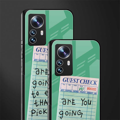 eat that pickle back phone cover | glass case for xiaomi 12 pro