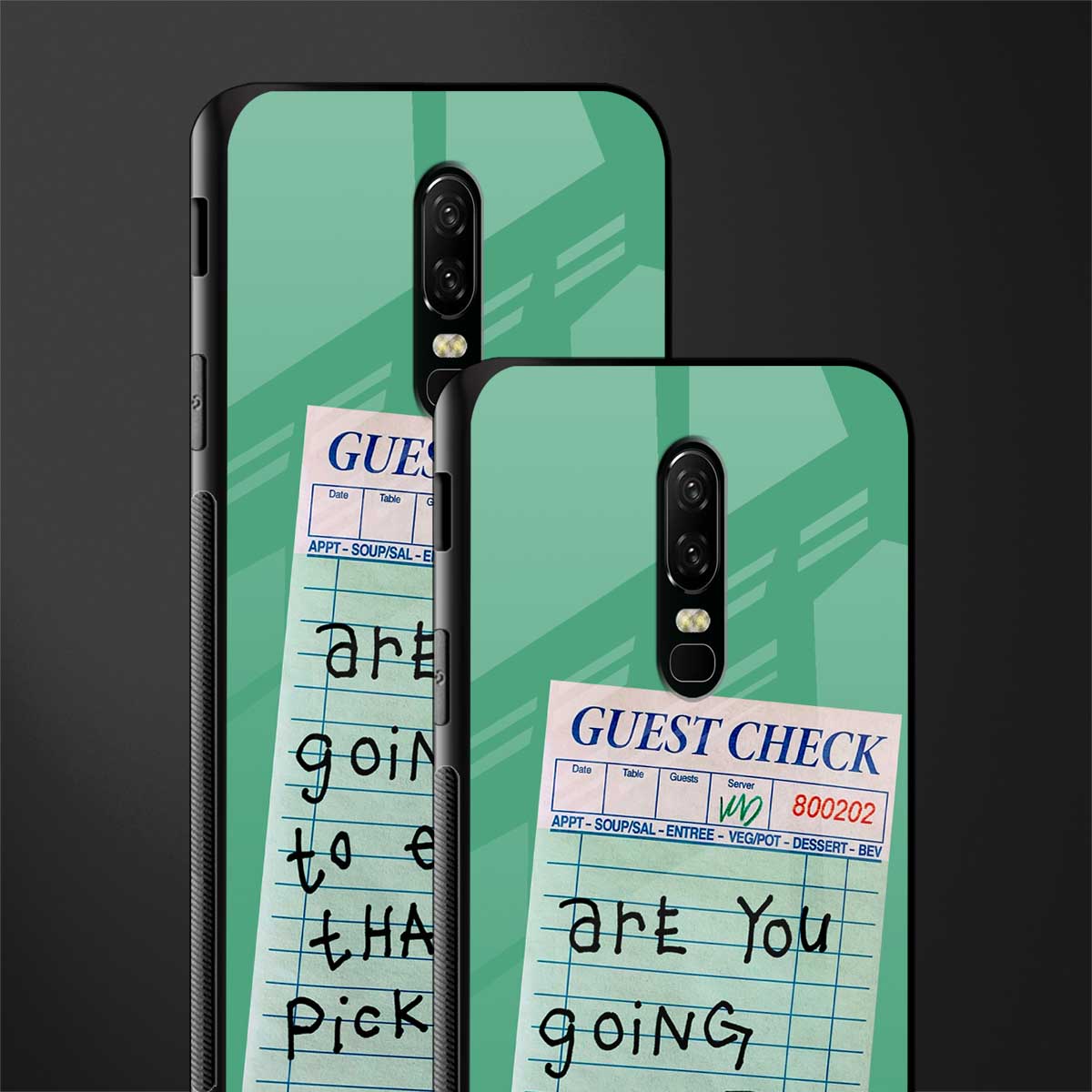 eat that pickle glass case for oneplus 6 image-2