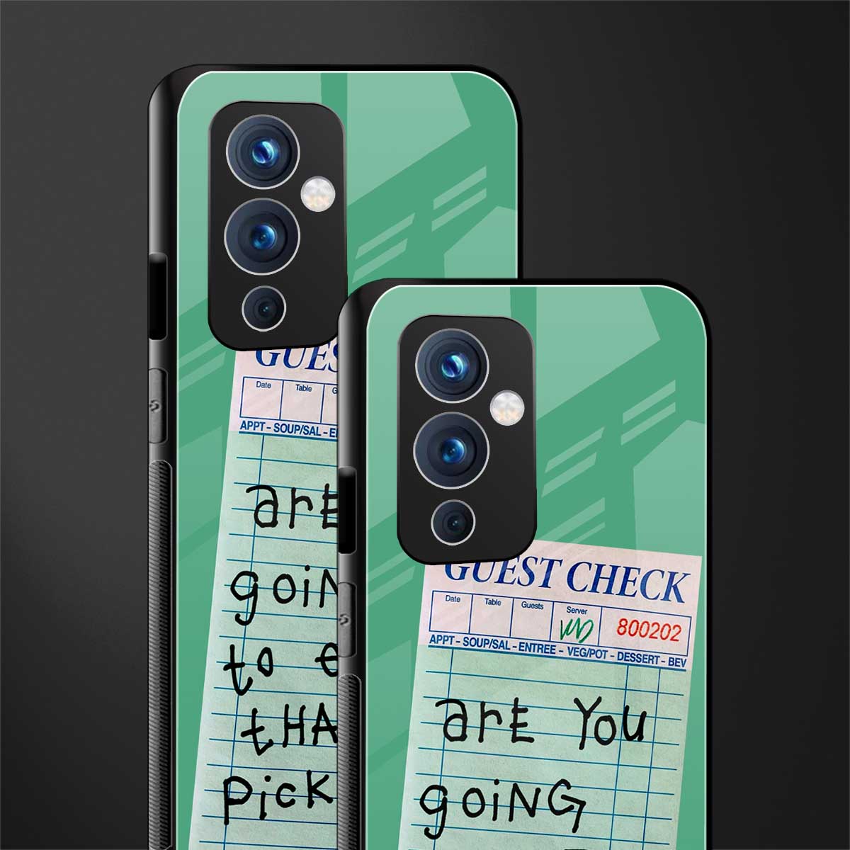 eat that pickle back phone cover | glass case for oneplus 9