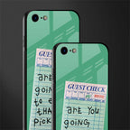 eat that pickle glass case for iphone se 2020 image-2