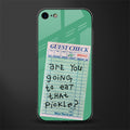 eat that pickle glass case for iphone se 2020 image