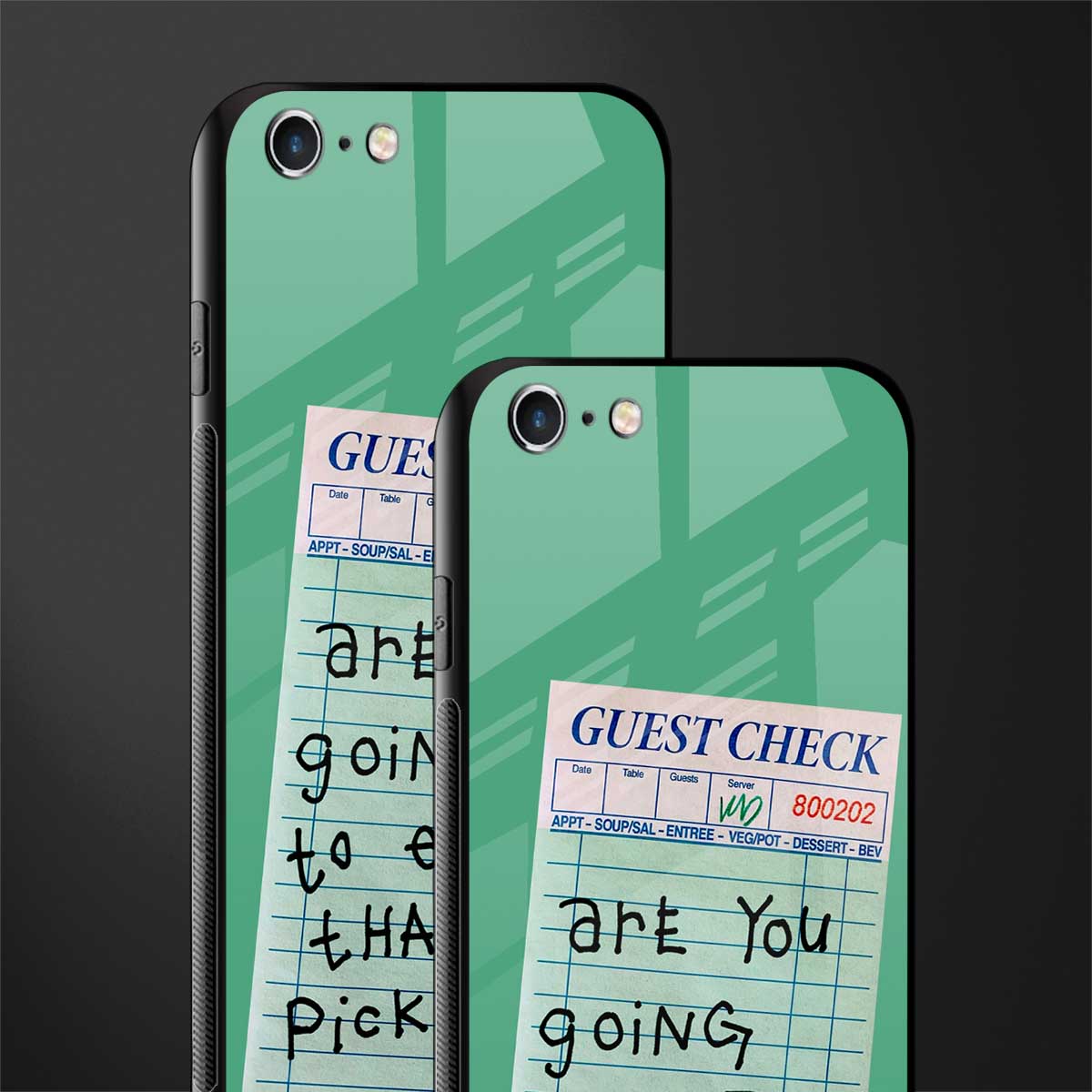 eat that pickle glass case for iphone 6s image-2